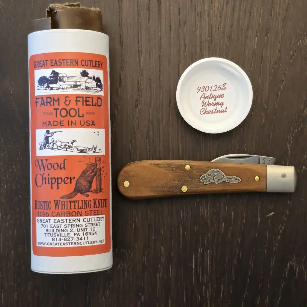 Great Eastern Cutlery #930126 S (short) Antique Wormy Chestnut - Image 4