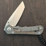 Chris Reeve Knives Small Inkosi Inlay Tanto in Natural Canvas Micarta/4A14V Titanium and S35VN SIN-1046 5/26/2020