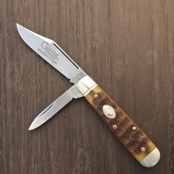 Great Eastern Cutlery #141218 Golden Brown Jigged Bone – gallery image 1