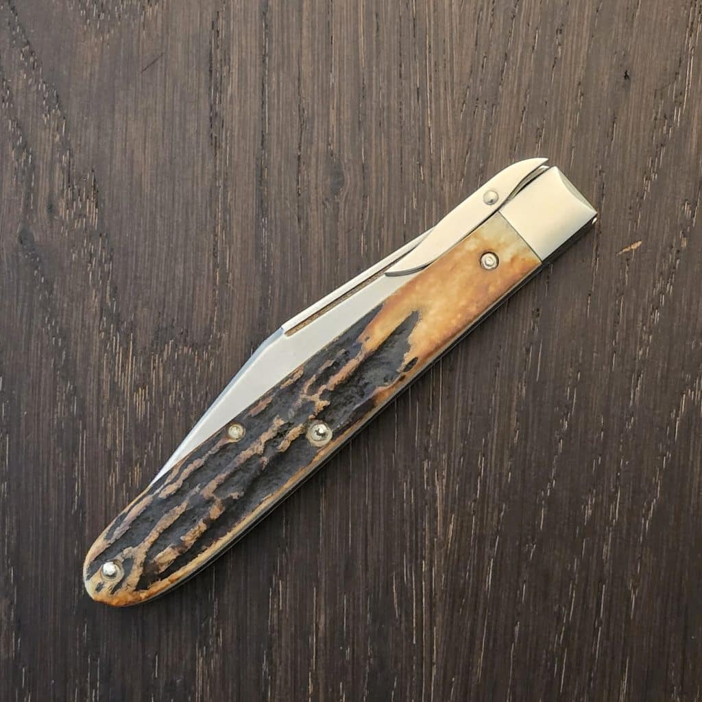 Tuna Valley Cutlery Mountain Cougar Genuine Stag Clip Blade w/154CM (1 of 30) - Image 4