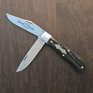 Great Eastern Cutlery #728226 TIDIOUTE CUTLERY, FRENCH CREEK TRAPPER, PINE BARK INDIA JIGGED BONE knife for sale