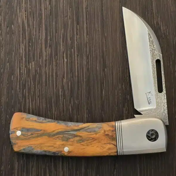 K'Roo Custom Eagle Chunky Frank in Dyed Karelian Burch Burl and Magnacut Created 8/2026 by W. O'Kelly – gallery image 1