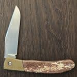K'Roo Custom Africa Trapper in Dyed Giraffe Bone and ABE-L Created 8/2026 by W. O'Kelly