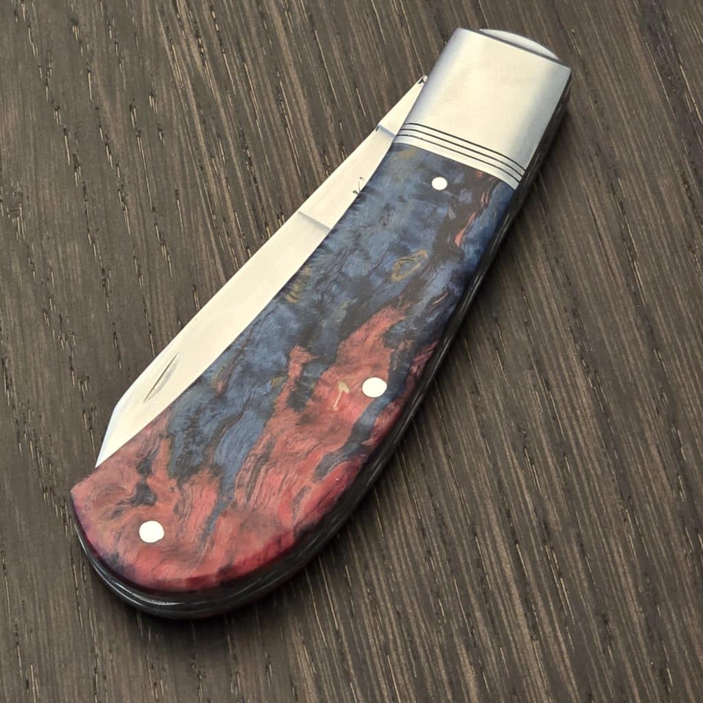 K'Roo Custom Classic Cotton Sampler in Dyed Karelian Burch Burl and RWL 34 Created 8/2026 by W. O'Kelly – gallery image 7