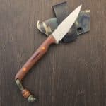 Northern Knife Works Dart in Brown Micarta, Orange G10 Scales and CPM 15V