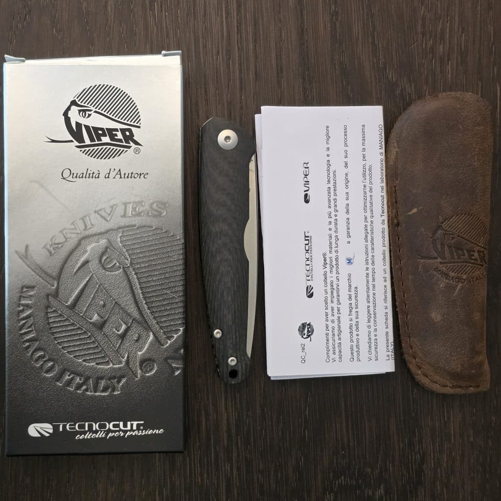 Viper Key Slipjoint Folding Knife, M390 Satin, Carbon Fiber, V5976D3FC – gallery image 3