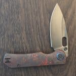 Kunwu Verta Excalibur - Black & Red Carbon Fiber - DLC Elmax Blade