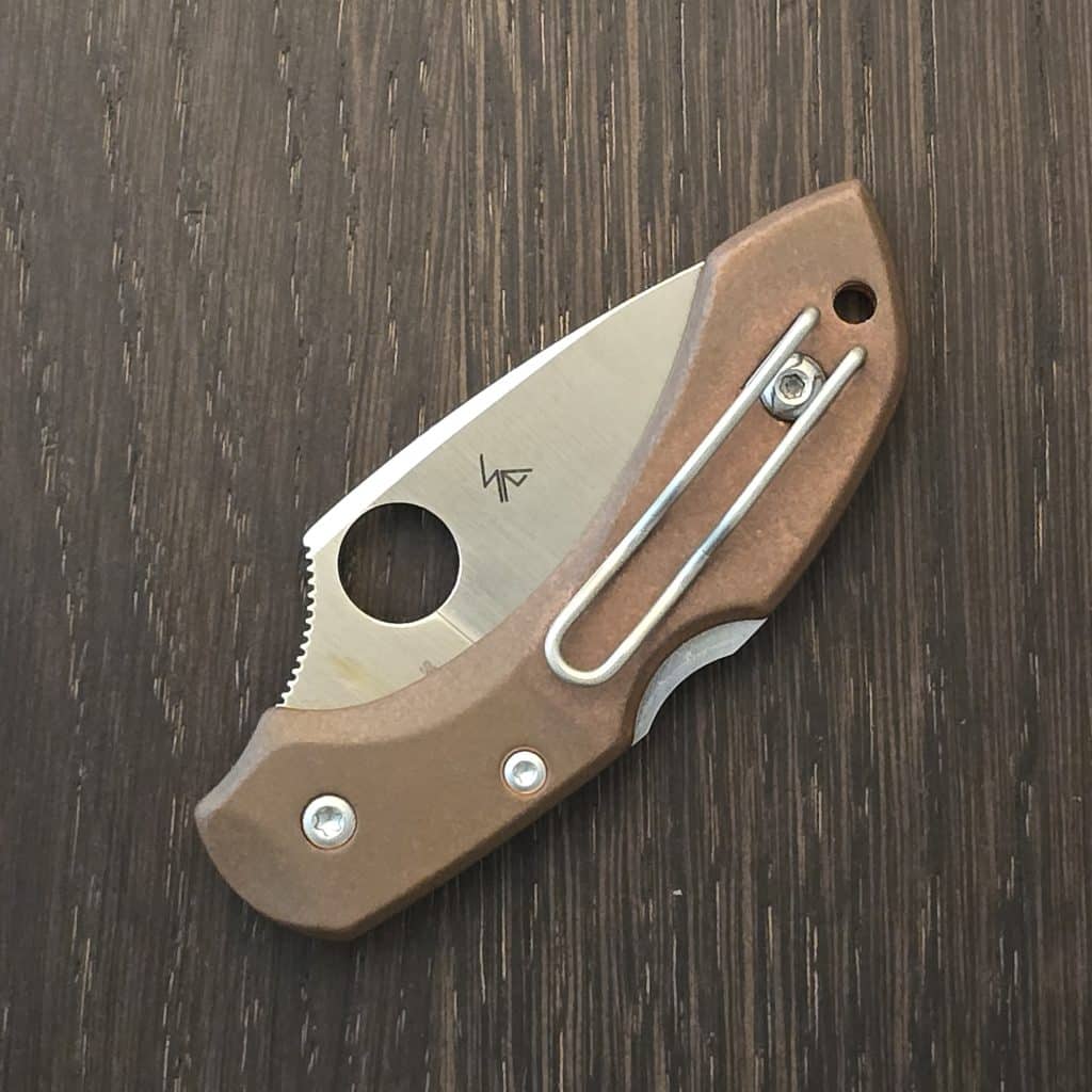 Spyderco Dragonfly 2 w/ Flytanium Copper Scales – gallery image 4