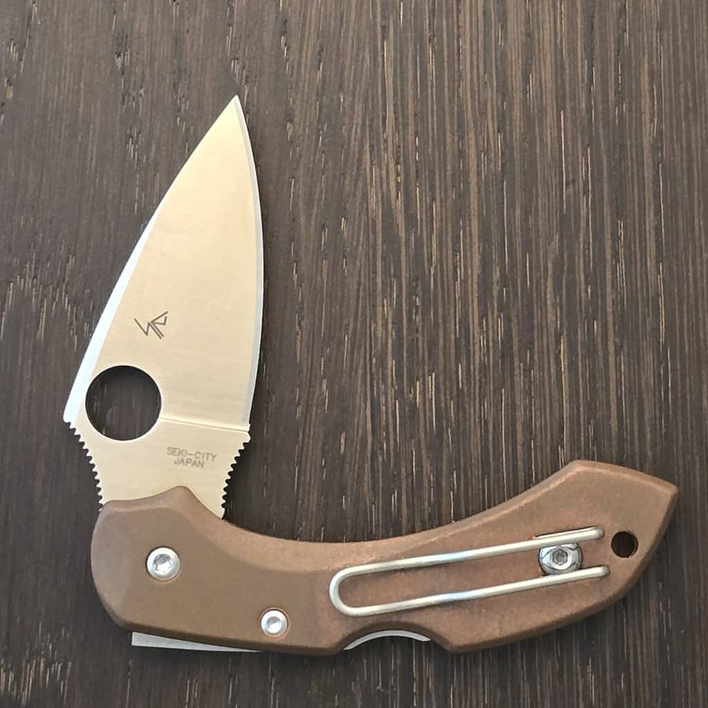 Spyderco Dragonfly 2 w/ Flytanium Copper Scales – gallery image 2
