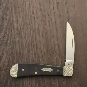 Case XX USA No 59675 Bose Worked Bolster Ebony Wood Smooth Swayback TB71117 SS