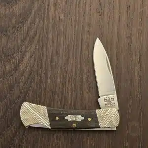 Case XX USA No 59672 Worked Bolster Ebony Wood Smooth Lockback 71225L SS