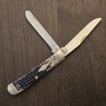 Case XX USA No 31620 Purple Bone Standard Jigged Trapper6254 SS