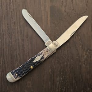 Case XX USA No 31620 Purple Bone Standard Jigged Trapper6254 SS