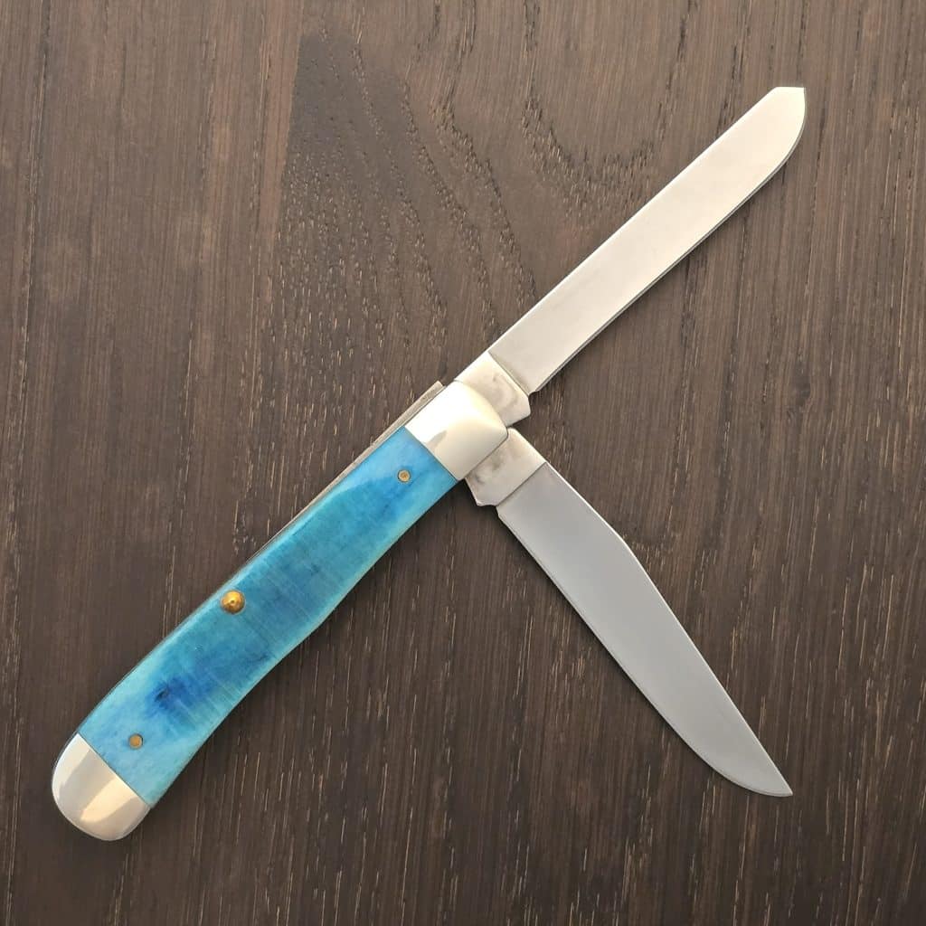 Case XX USA No 25592 Caribbean Blue Bone Trapper 6254 SS – gallery image 2