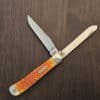 Case XX USA No 35810 Cayenne Bone Crandall Jigged Trapper 6254 SS