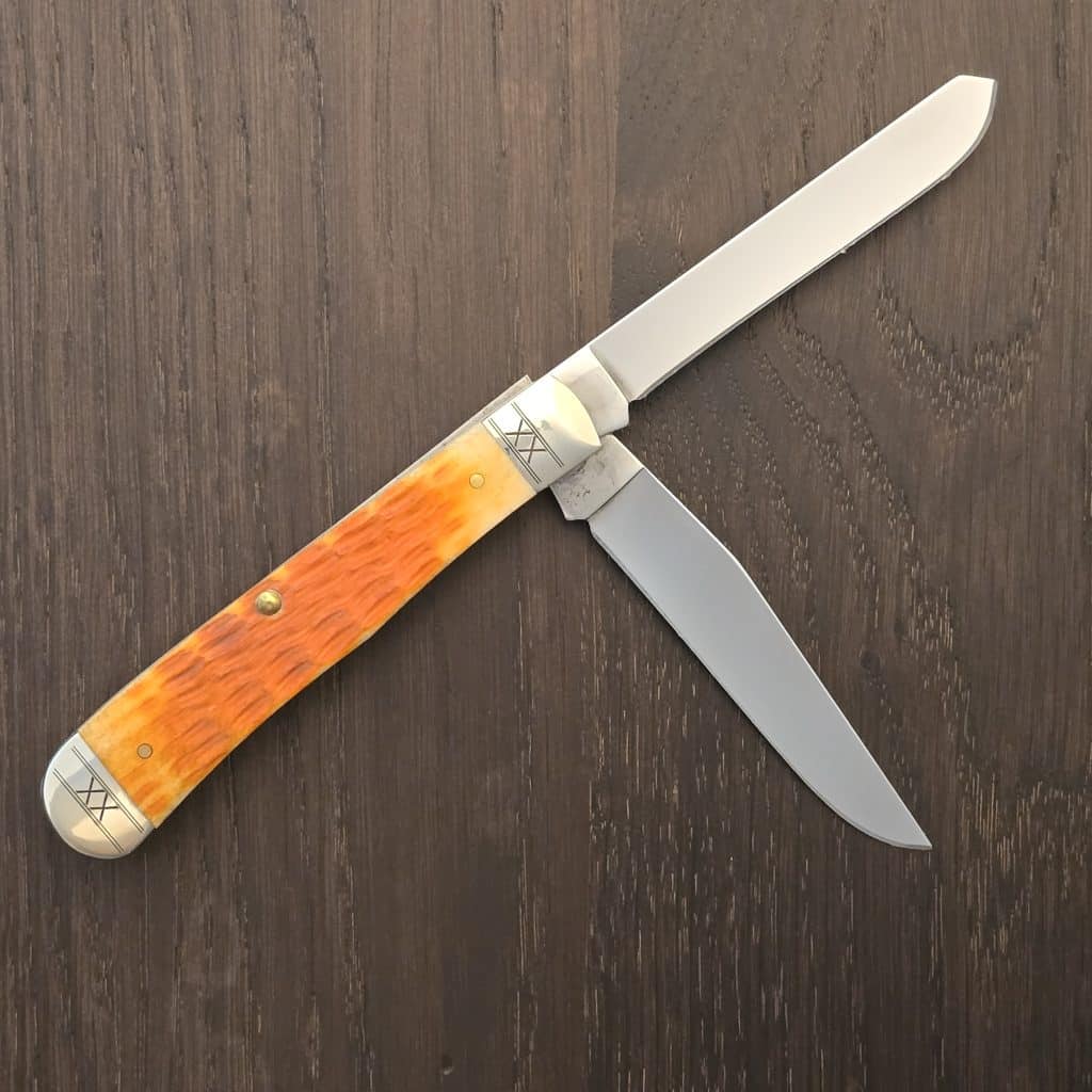 Case XX USA No 35810 Cayenne Bone Crandall Jigged Trapper 6254 SS – gallery image 2