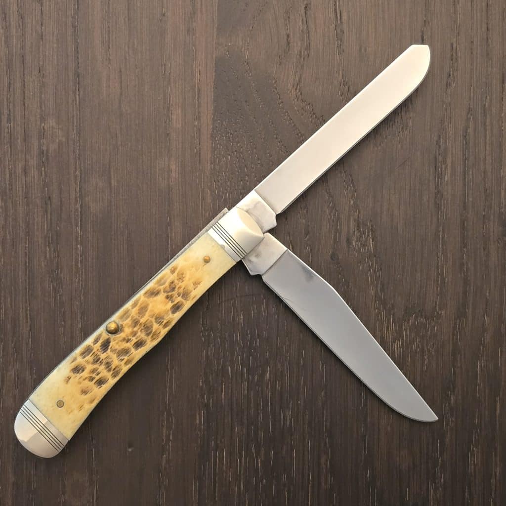 Case XX USA No 61801 Burnt Amber Bone Trapper 6254 SS – gallery image 2