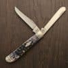 Case XX USA No 31624 Purple Bone Standard Jig Mini Trapper 6207 SS