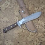 Hirschkrone German Pilots Fixed Blade Survival Knife Solingen Rostfrei "Bundeswehr" BUND 1984 knife for sale