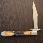 Tuna Valley Cutlery Mountain Cougar Genuine Stag Clip Blade w/154CM (1 of 30) End Cap