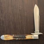Tuna Valley Cutlery Mountain Cougar Genuine Stag Spear w/154CM (1 of 30) End Cap