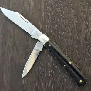 Case XX 2229 1/2 Tad Pole Folding Pocket Knife USA 1940-64 in carbon steel, with a black synthetic handle