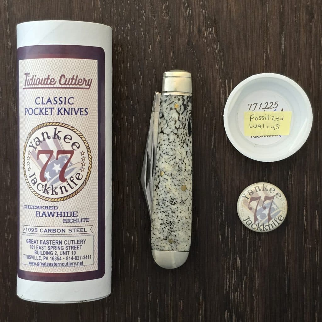 Great Eastern Cutlery #771225 Custom Fossilized Walrus Bone (used) – gallery image 4