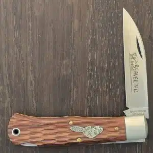Great Eastern Cutlery #720110 L Jigged Bubinga Wood Beaver Tail SN 24 of 50