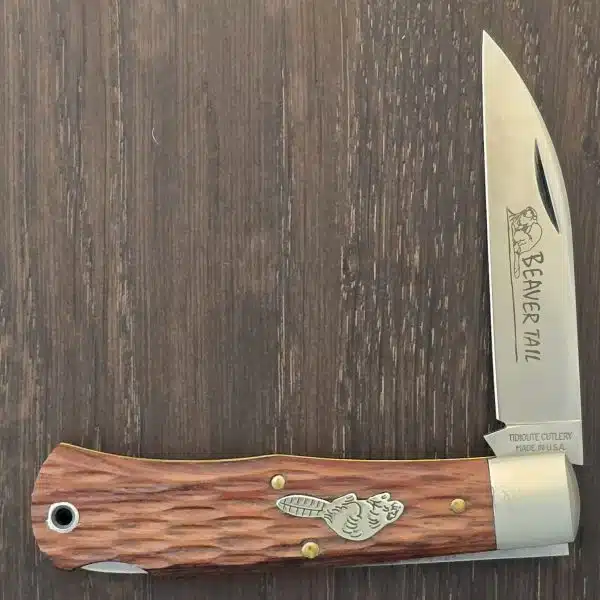 Great Eastern Cutlery #720110 L Jigged Bubinga Wood Beaver Tail SN 24 of 50 – gallery image 1