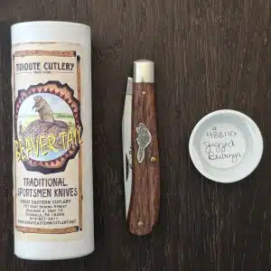 Great Eastern Cutlery #480110 Jigged Bubinga Wood Beaver Tail