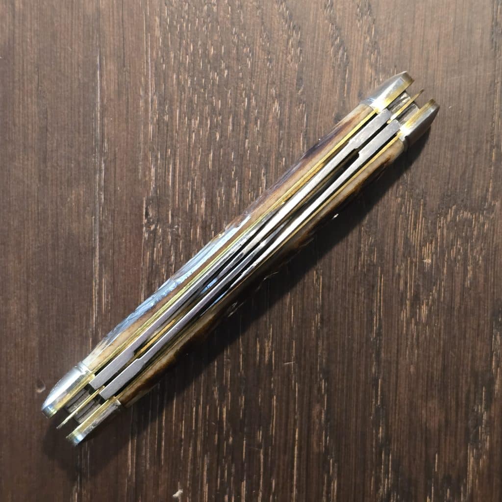 Great Eastern Cutlery #913424 Antiqued Stained Jigged Bone SFO for Frank's Classic Knives – gallery image 3
