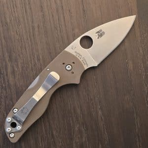 Spyderco Lil Native Backlock BN in Coyote G10 and CPM15V C230MBGPBN15V