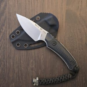 Buck USA Alpha Scout Elite in Black Textured Micarta and Magnacut Blade W/ Collectors box and Kydex Sheath 0662BKS-B