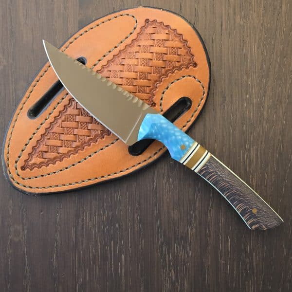 High Country Knife Co. By Kyle Chapman, Cerokoted Fixed Blade – gallery image 1