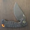 CRJB Doubletap Recoil-Lock V2 Folding Knife in D2 Black PVD Drop Point and Black G10 Scales