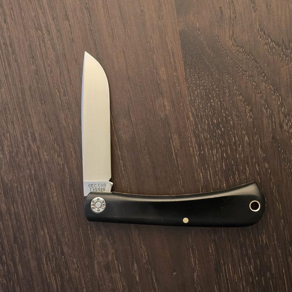 Great Eastern Cutlery #715126 Black Linen Micarta – gallery image 4