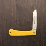 Great Eastern Cutlery #715126 Yellow Linen Micarta