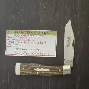 Great Eastern Cutlery #441126 Bocote Wood PROTOTYPE