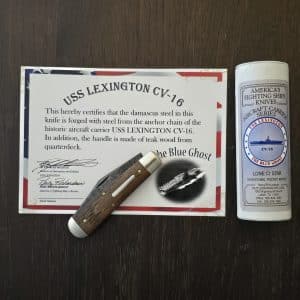 Great Eastern Cutlery Lone Star USS Lexington SFO Damascus