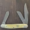 Case XX USA Stockman 6347 in Burnt Cream Bone and Damascus No 02857